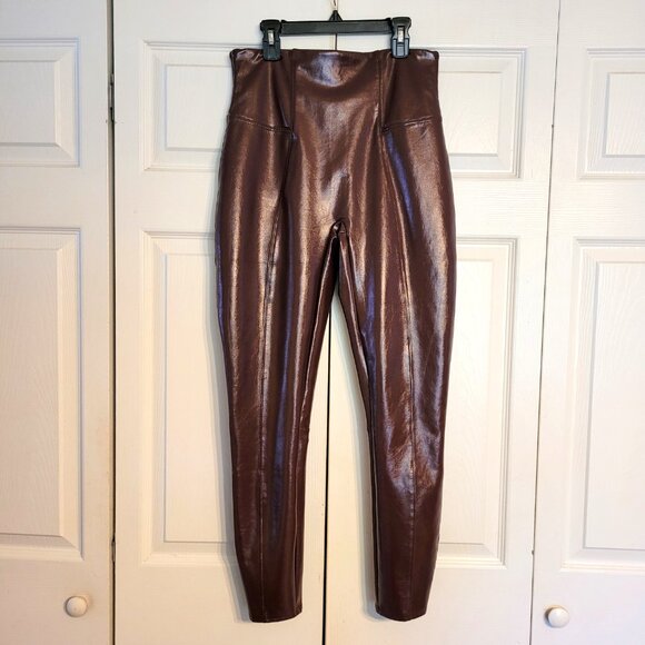 SPANX x Revolve Faux Patent Leather Leggings - Picture 5 of 12